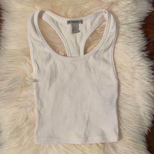 Cropped workout tank